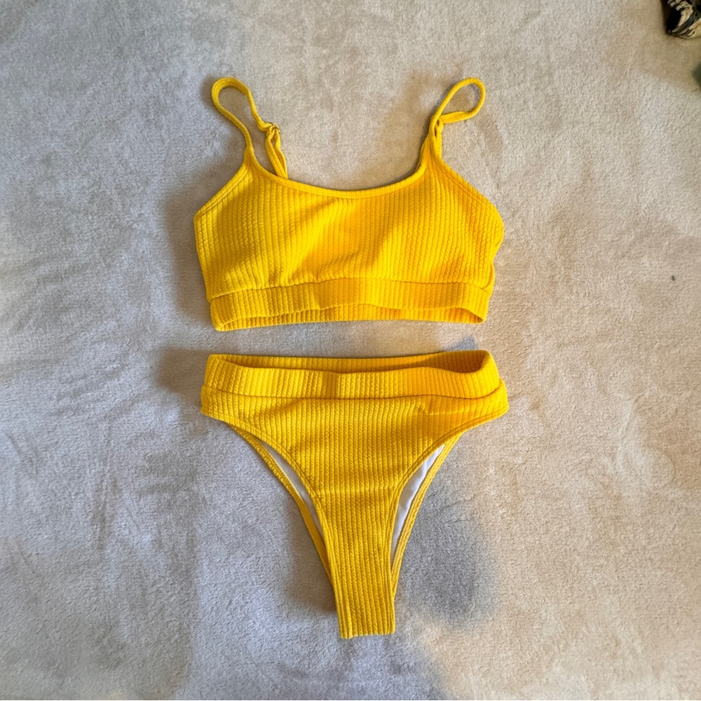 Yellow bikini